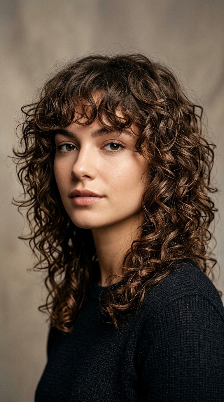 The Shag with Curly Bangs