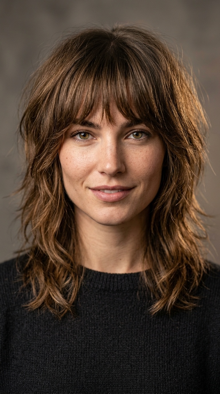 The Shag with Face-Framing Fringe