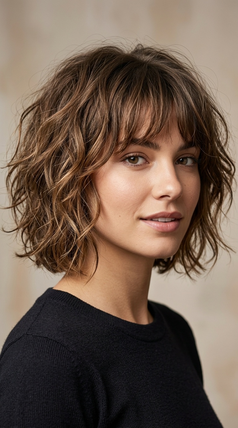 The Shaggy French Bob