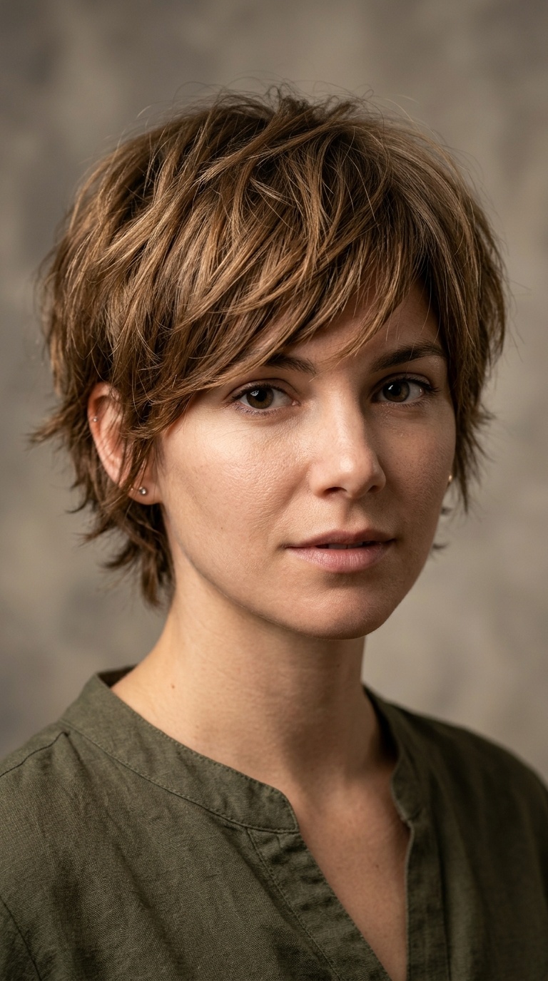 The Shaggy Layered Pixie