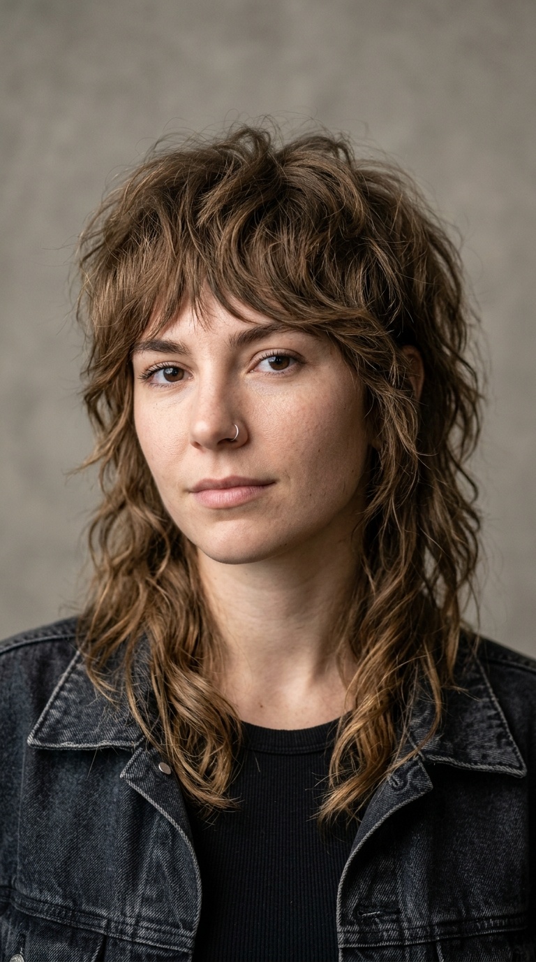 The Shaggy Wolf Mullet