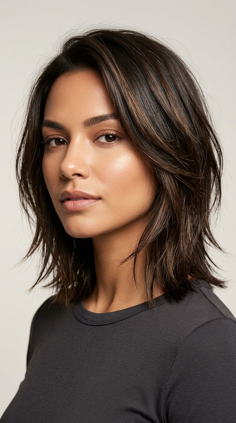 The Shoulder-Grazing Razor Cut