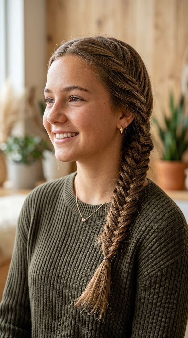 The Side Fishtail Braid