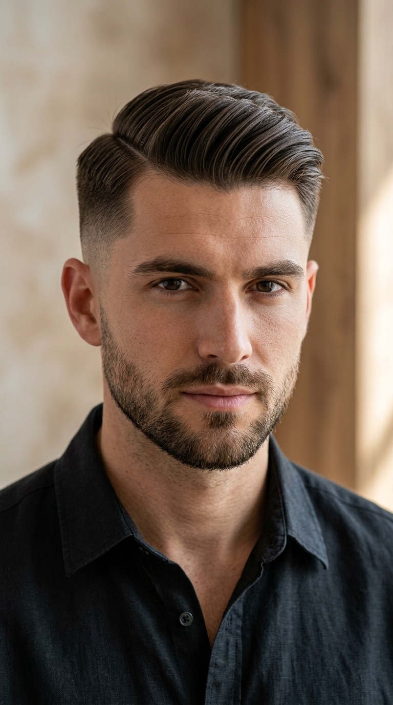 The Side Part Fade