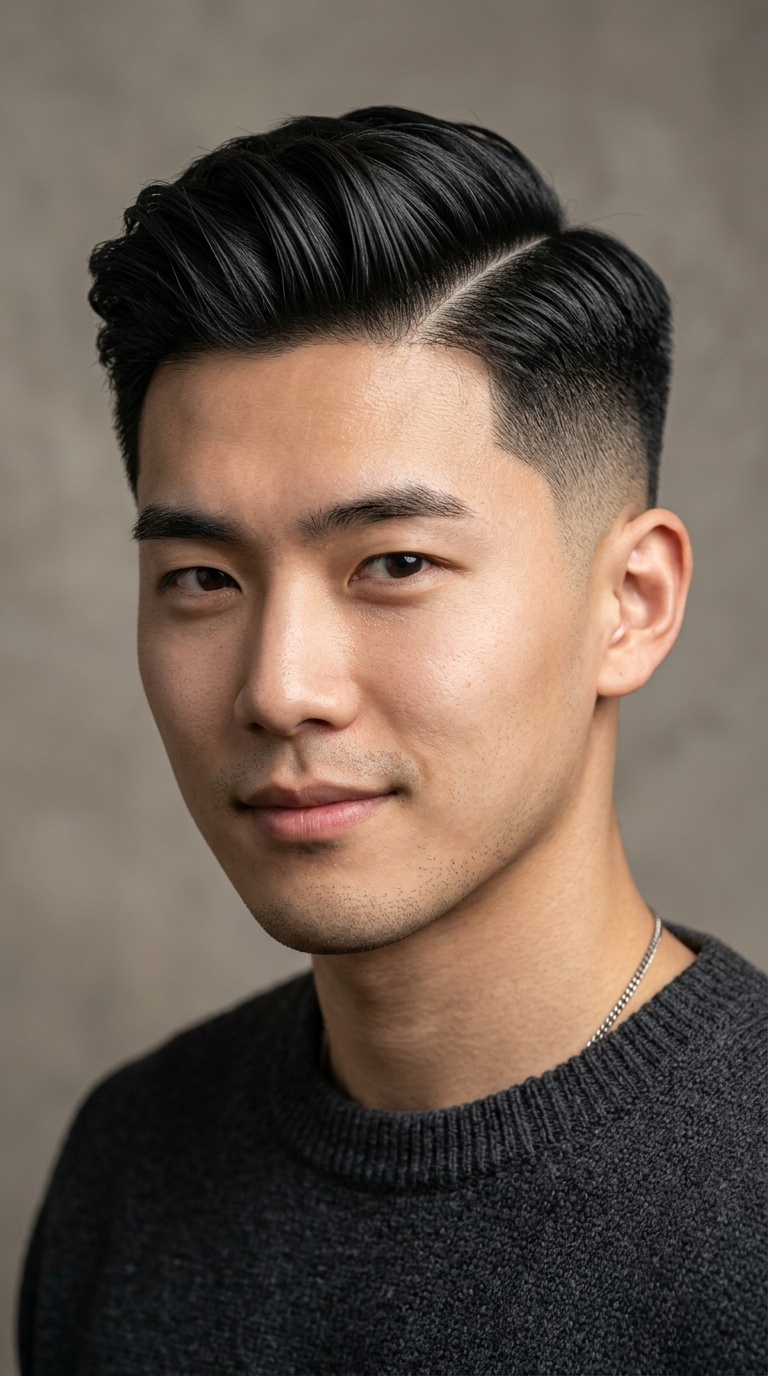 The Side Part Fade
