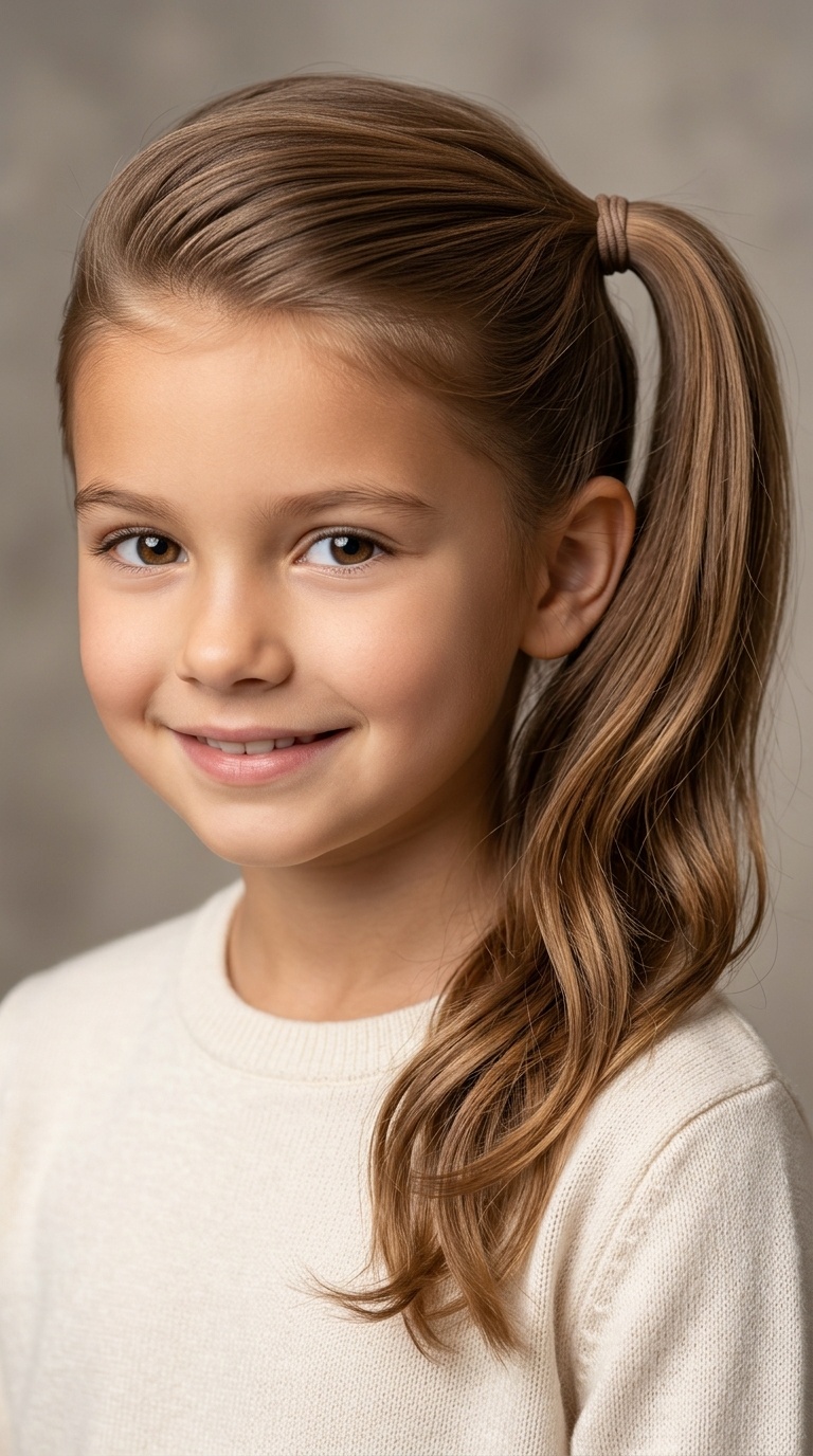 The Side Sweep Ponytail
