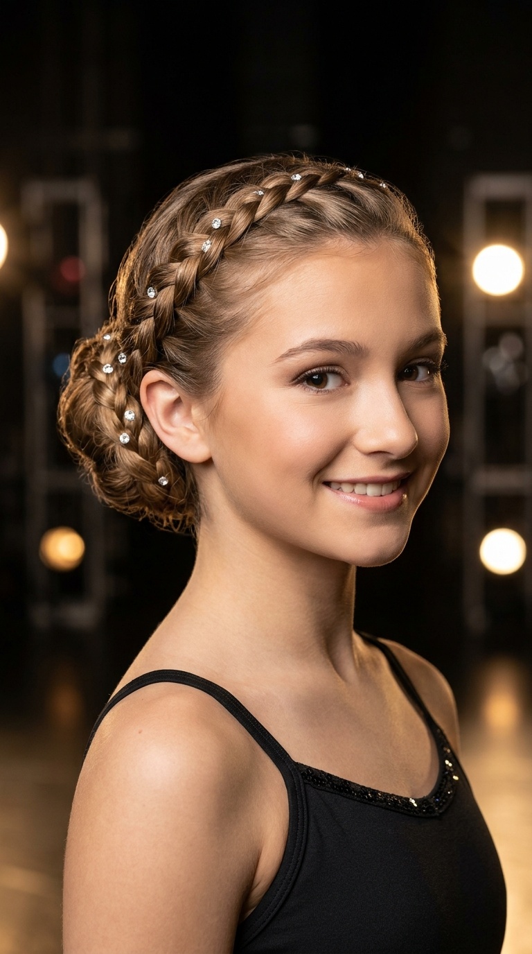 The Side-Swept Braided Bun