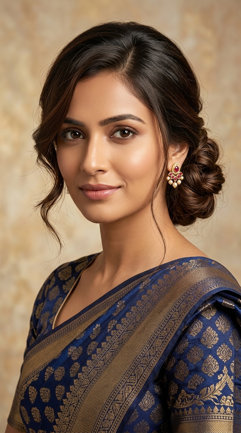 The Side-Swept Chignon