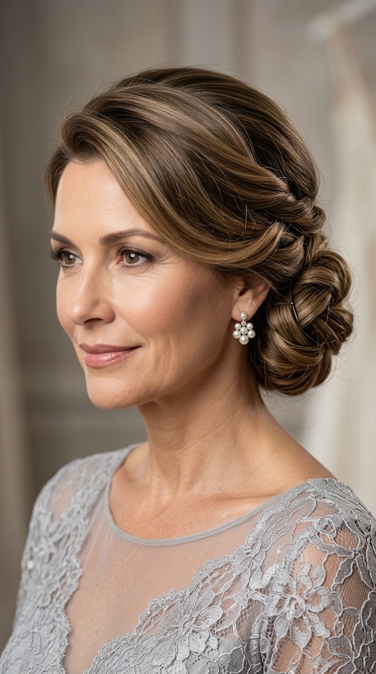The Side-Swept Classic Chignon