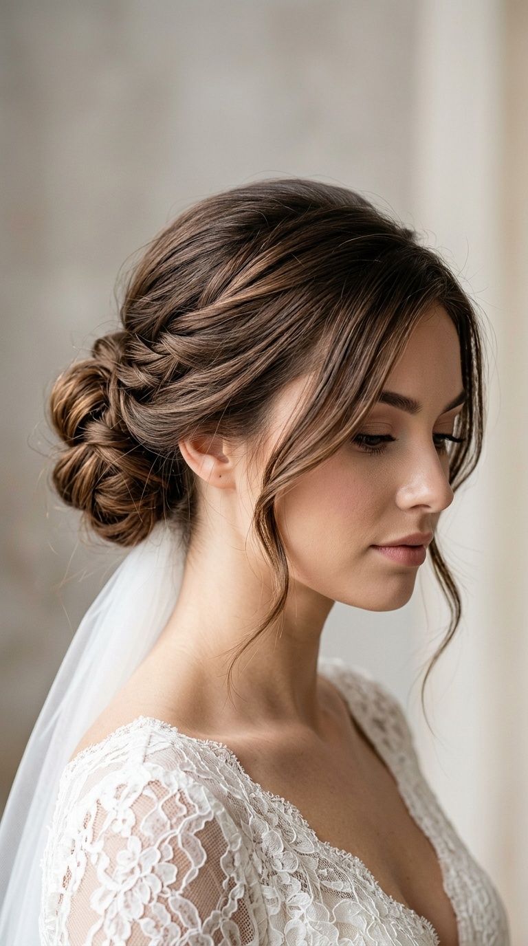 The Side-Swept Low Bun