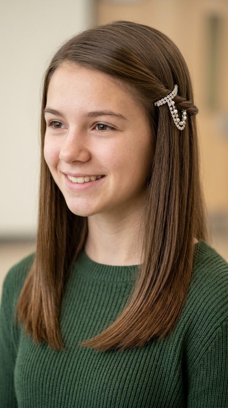 The Side-Swept Waterfall Clip