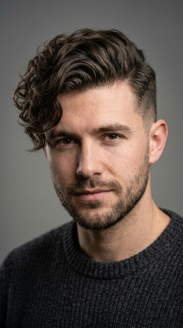 The Side-Swept Wavy Undercut