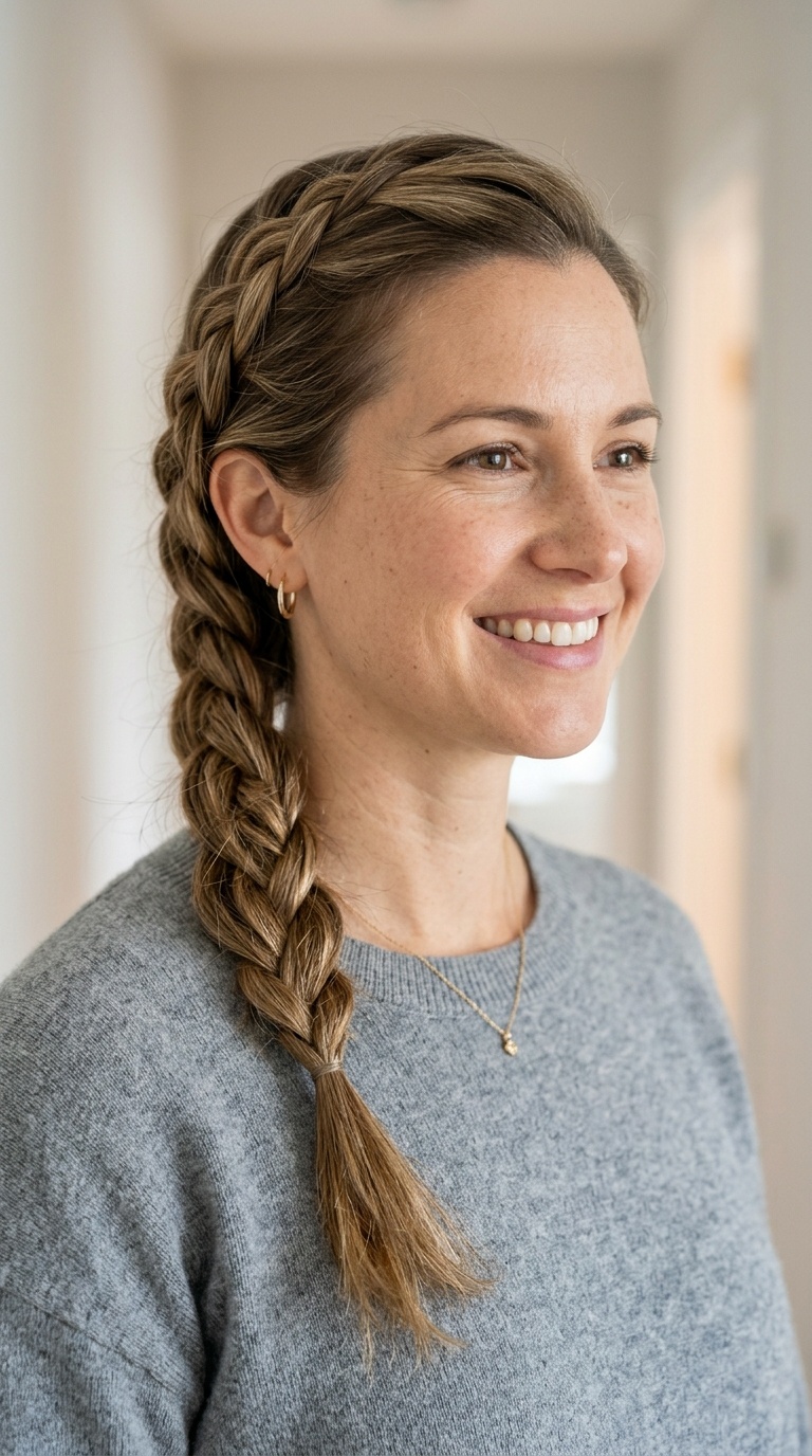 The Side Three-Strand Braid
