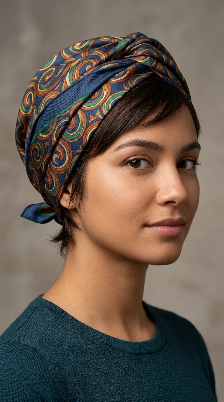 The Silk Scarf Turban