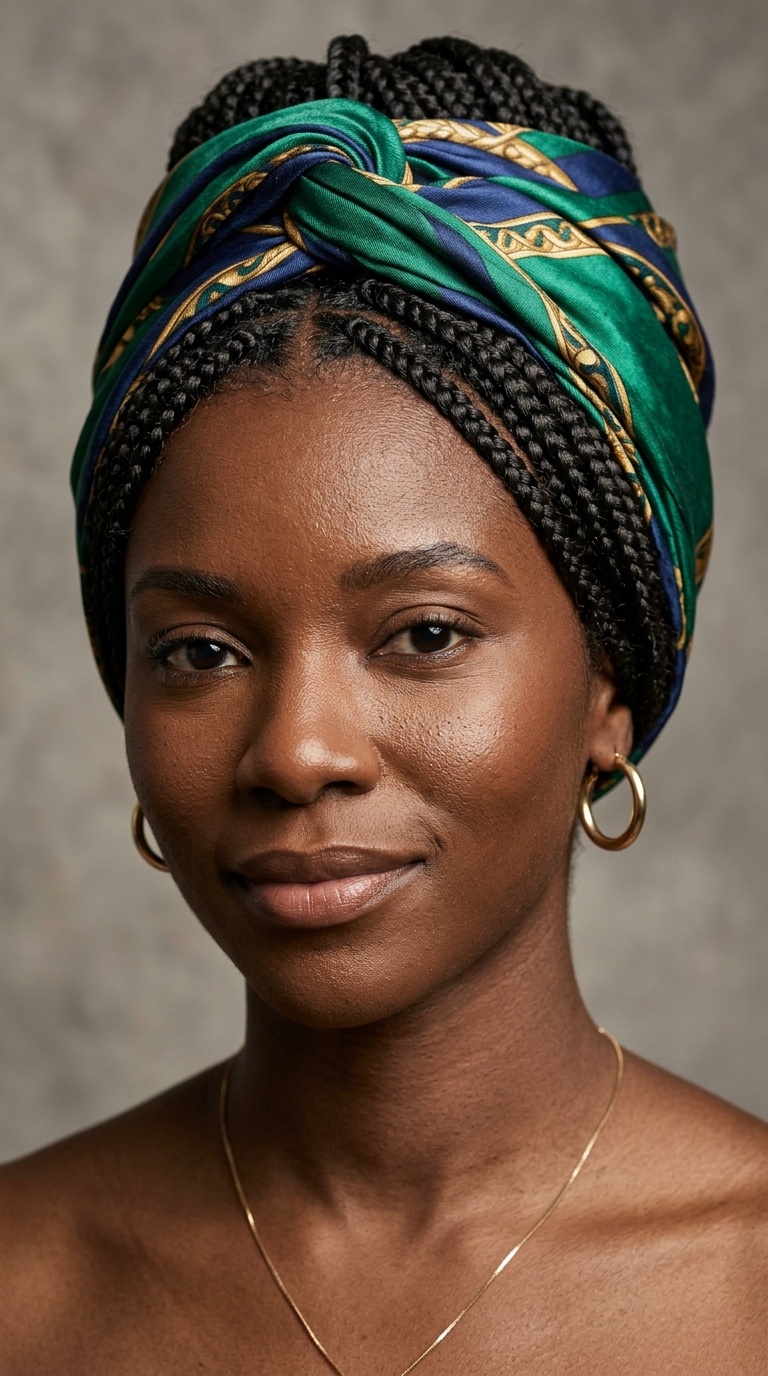The Silk Scarf Turban