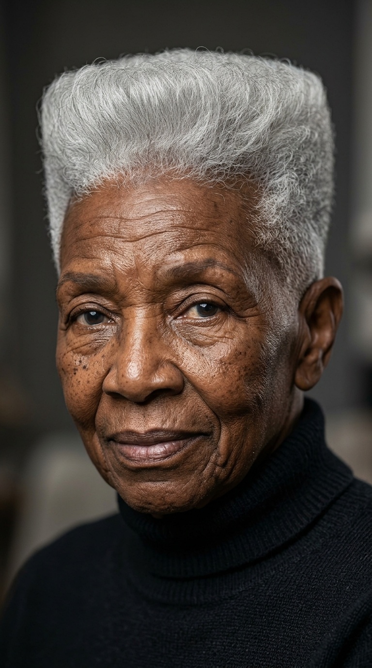 The Silver High-Top Fade