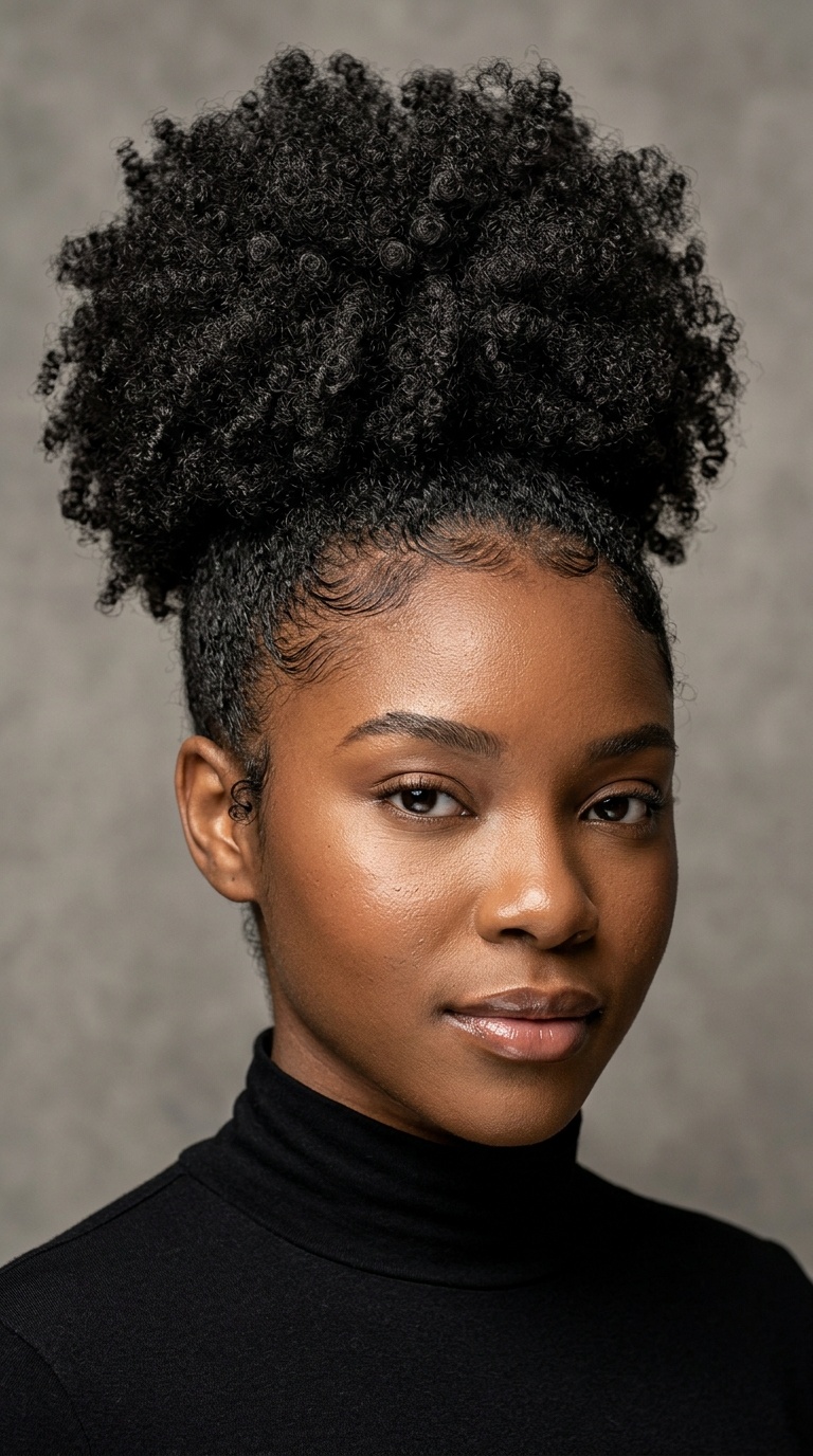 The Sky-High Afro Puff