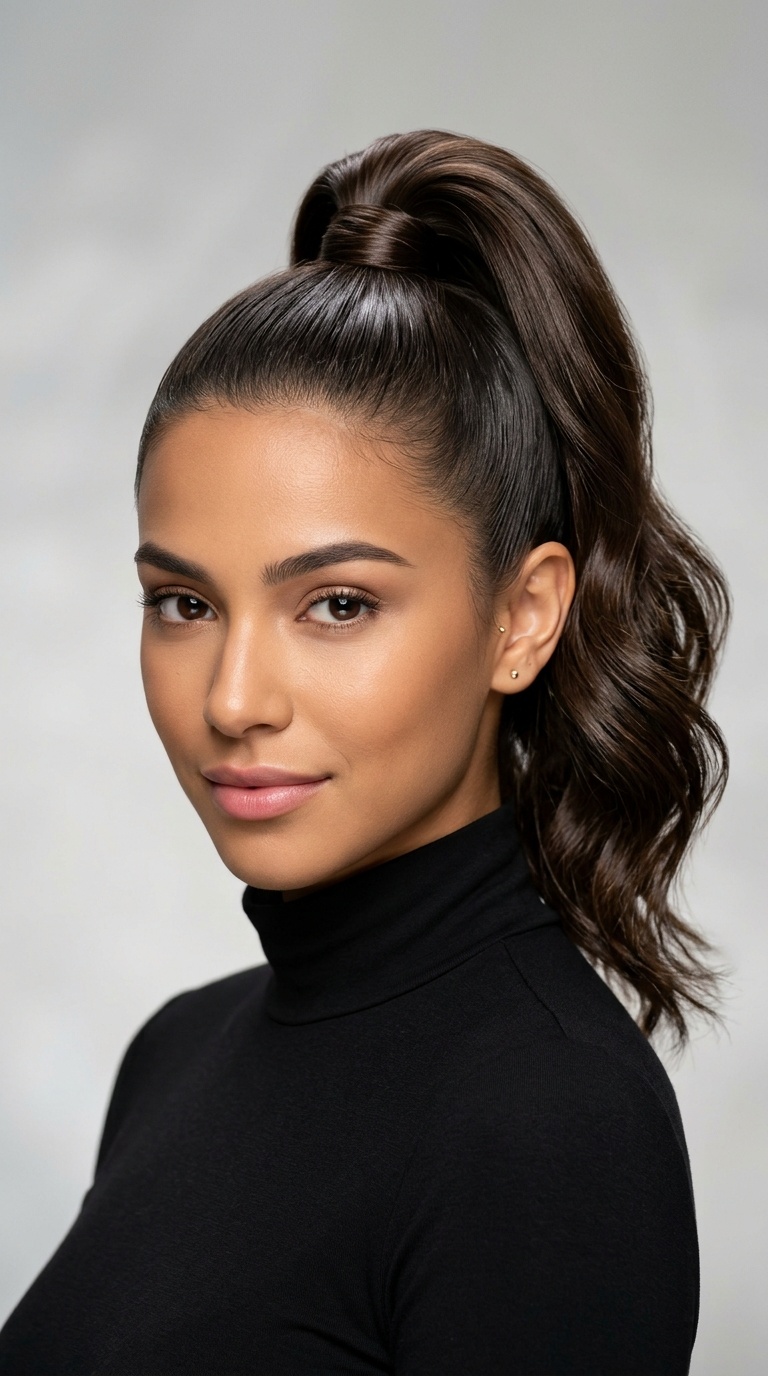 The Sky-High Power Ponytail