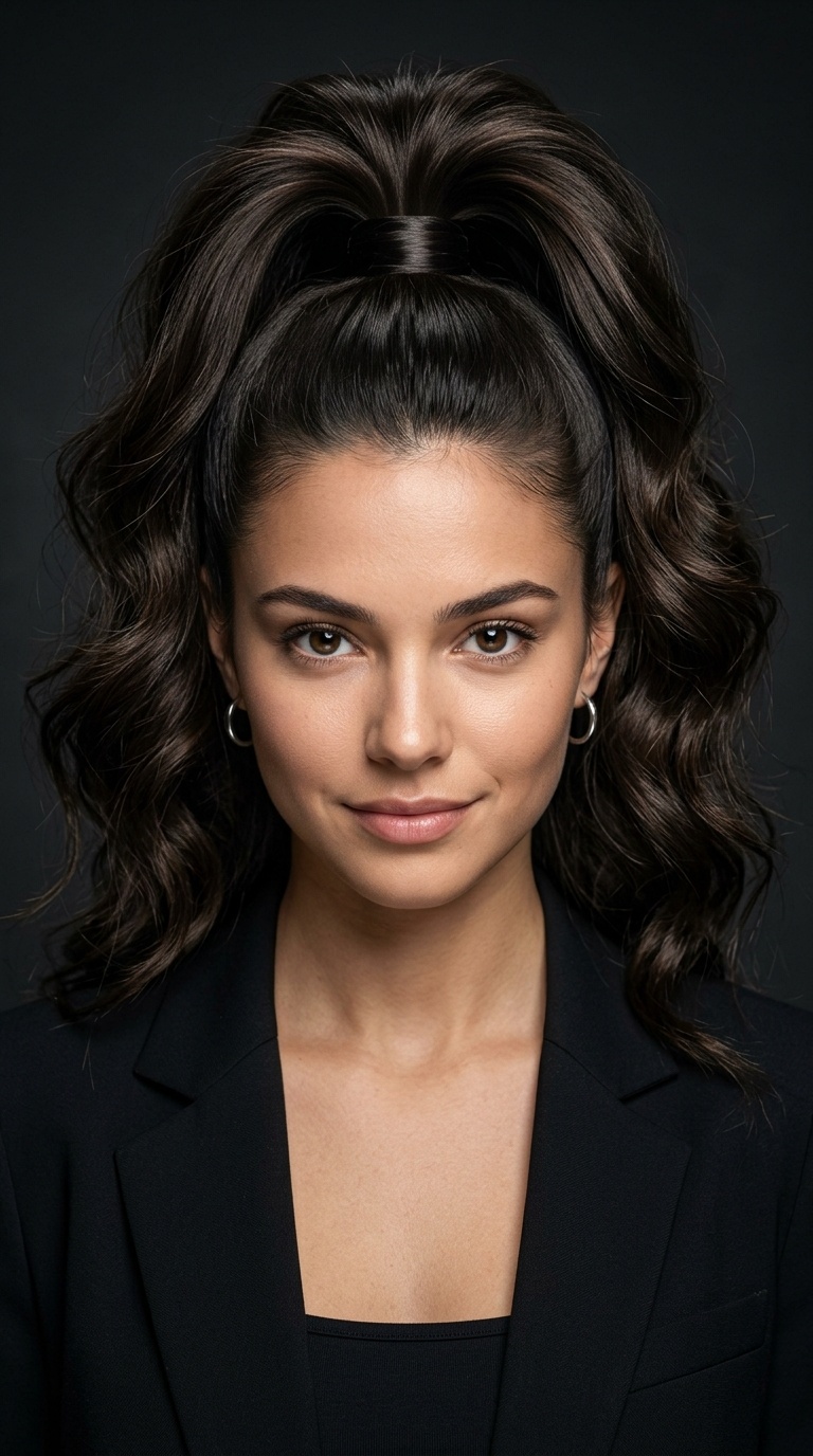 The Sky-High Power Ponytail