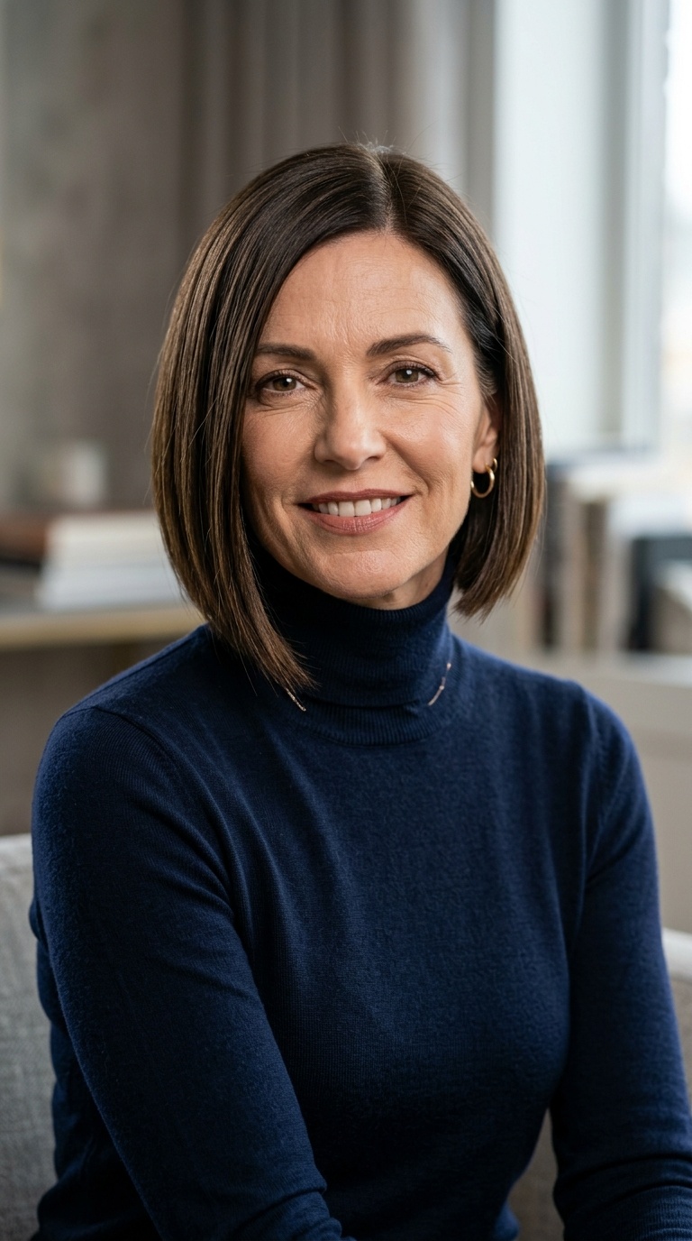The Sleek A-Line Bob