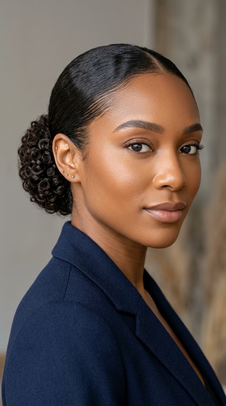 The Sleek-Back Sculpted Bun
