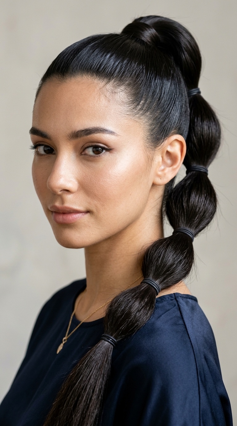 The Sleek Bubble Braid