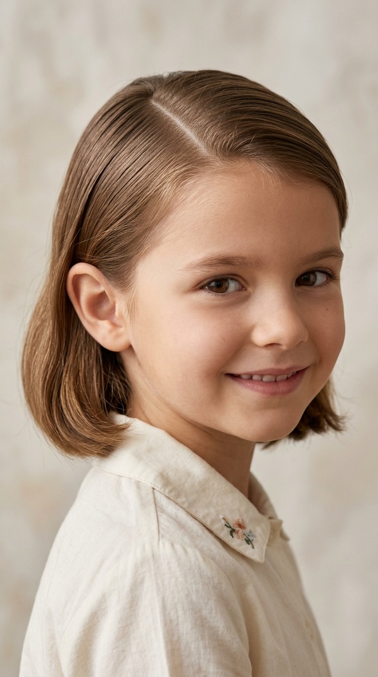 The Sleek Deep Side Part