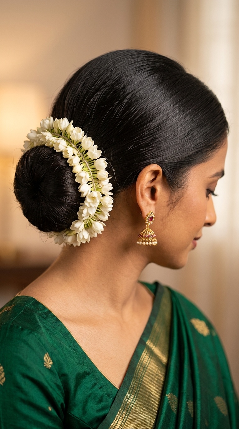 The Sleek Gajara Bun