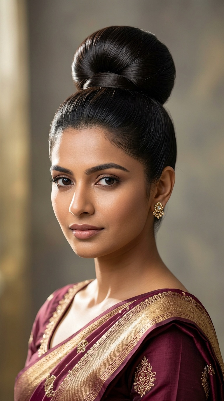 The Sleek High Bun