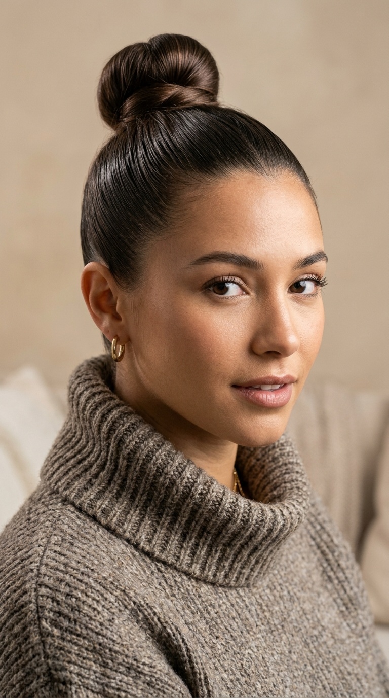The Sleek High Bun