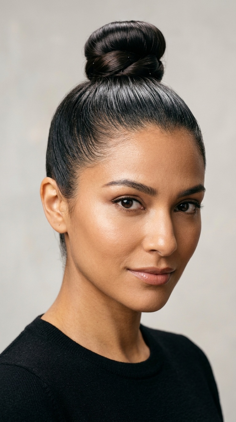 The Sleek High Bun