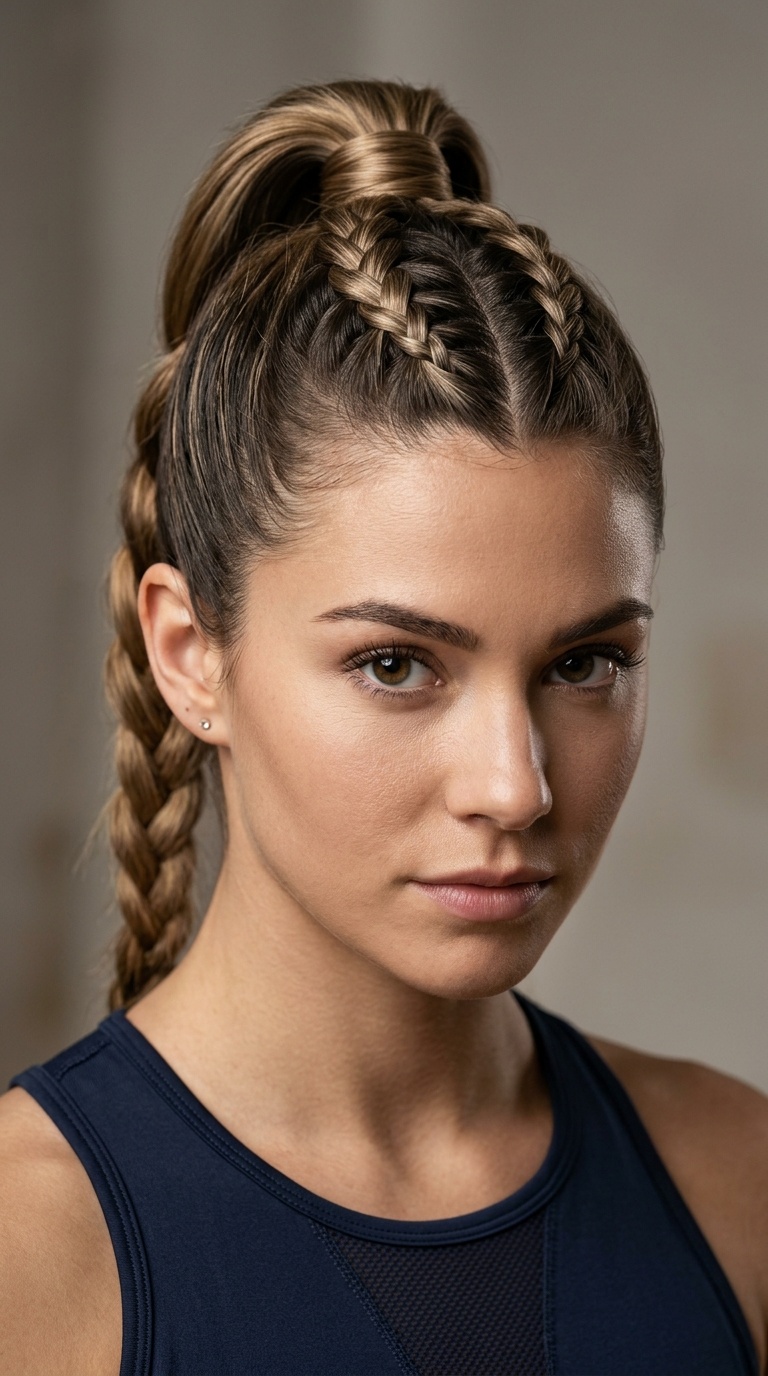 The Sleek High Dutch Braid
