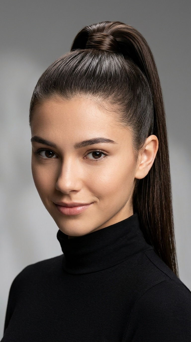 The Sleek High Ponytail