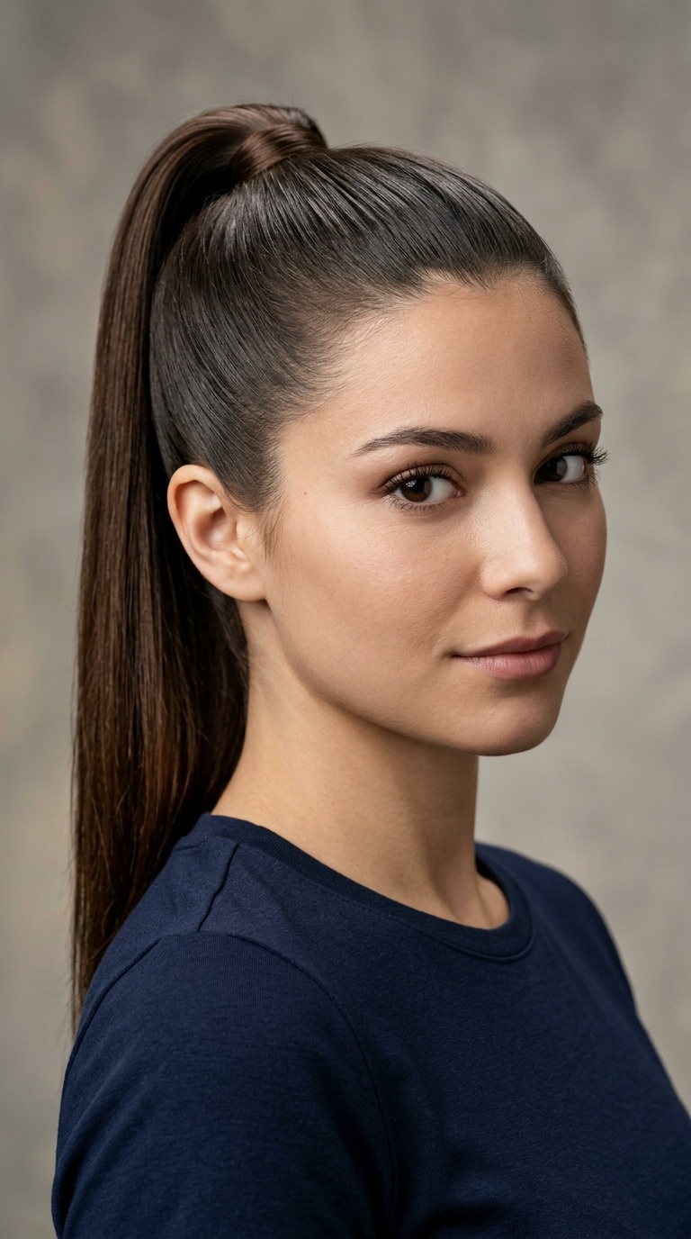 The Sleek High Ponytail