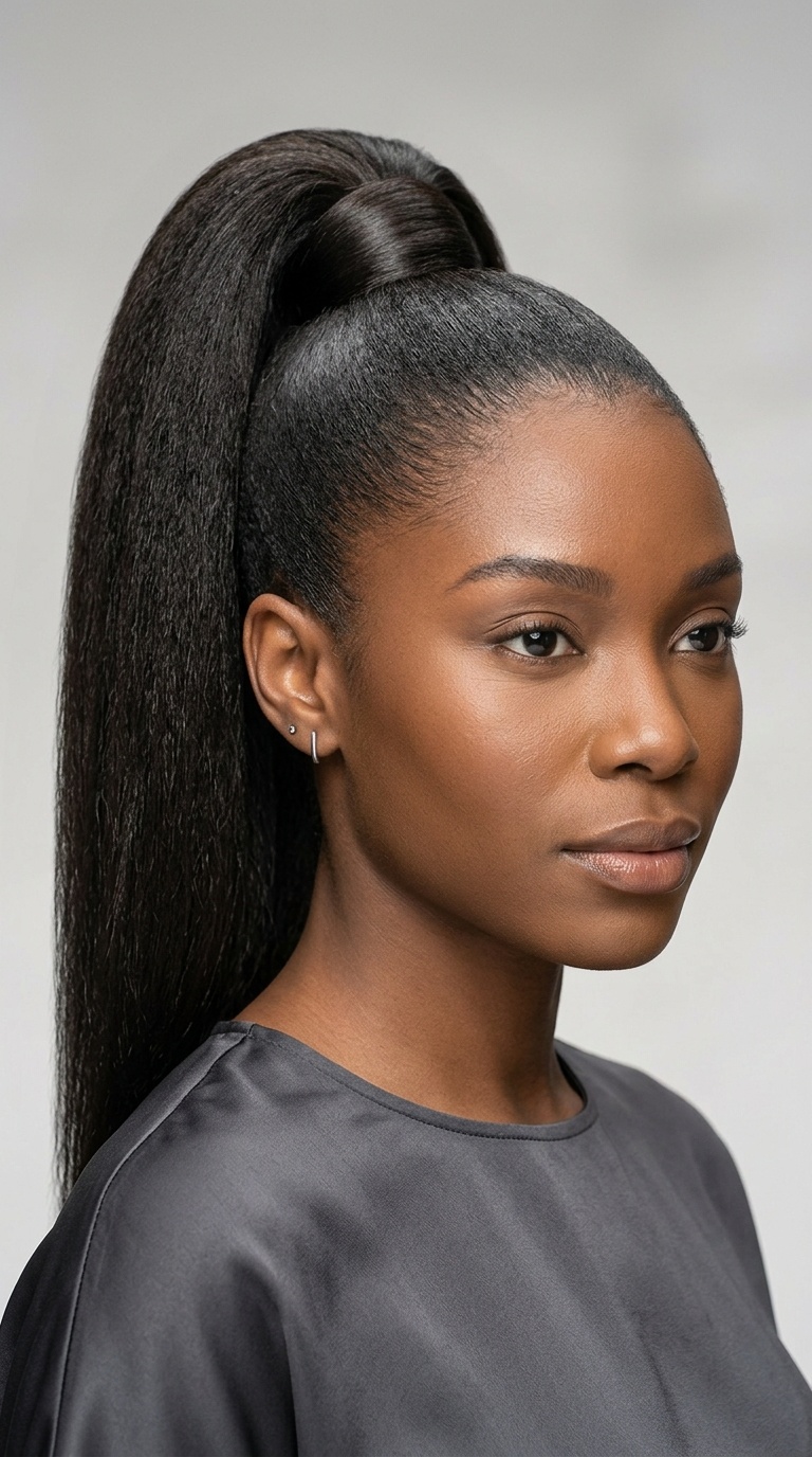 The Sleek High Ponytail