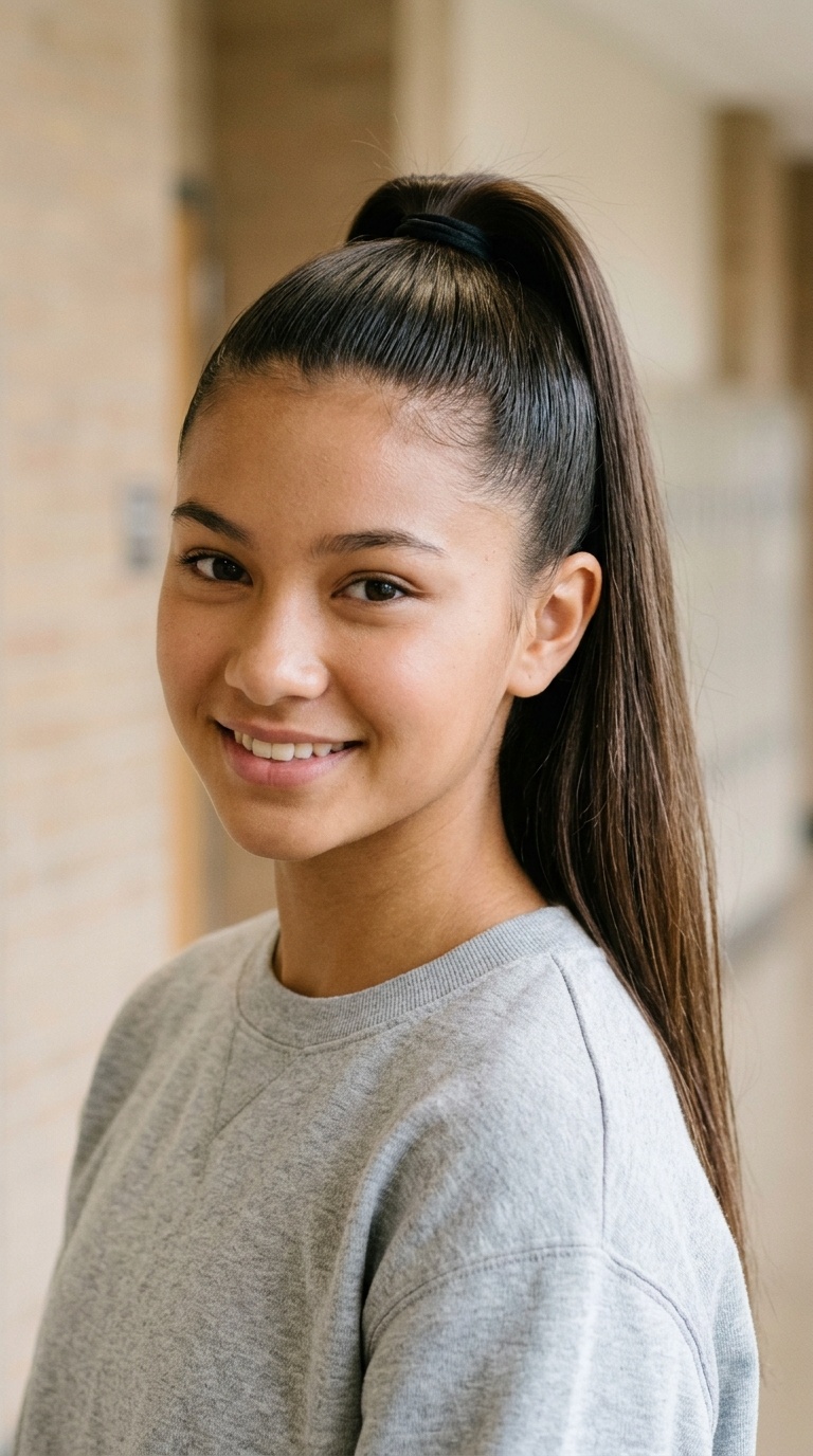 The Sleek High Ponytail