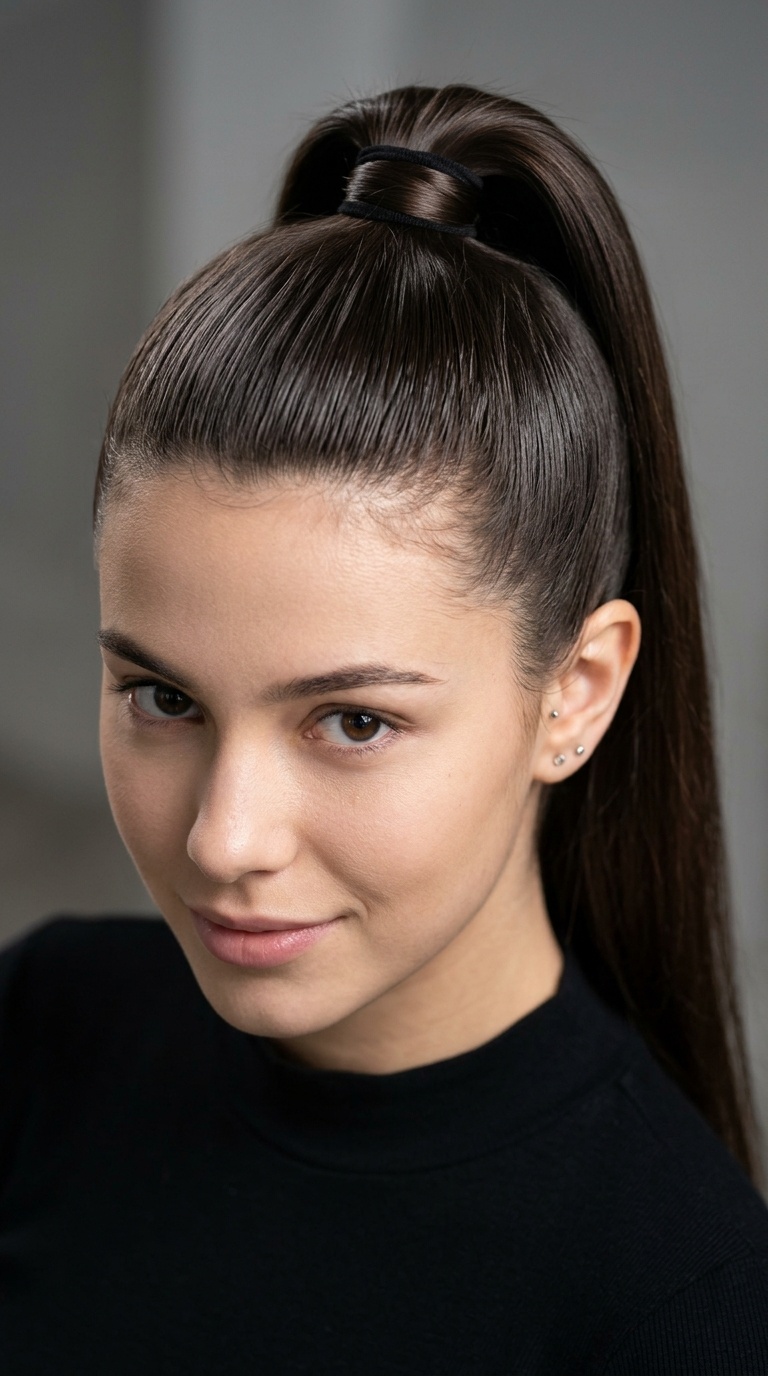 The Sleek High Ponytail