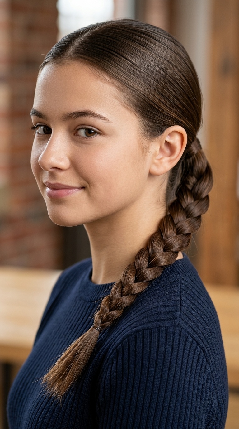 The Sleek Low Braid
