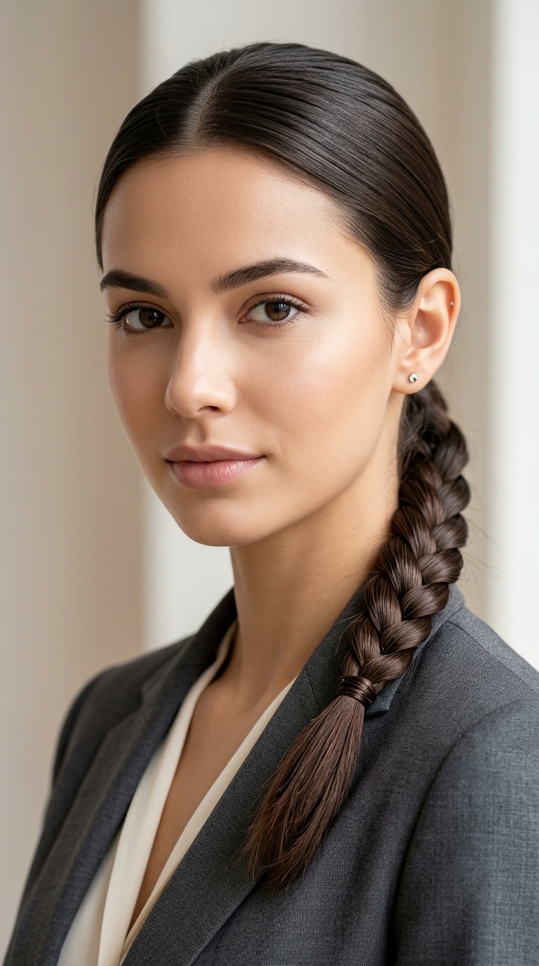 The Sleek Low Braid