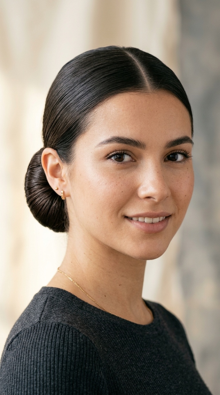 The Sleek Low Bun