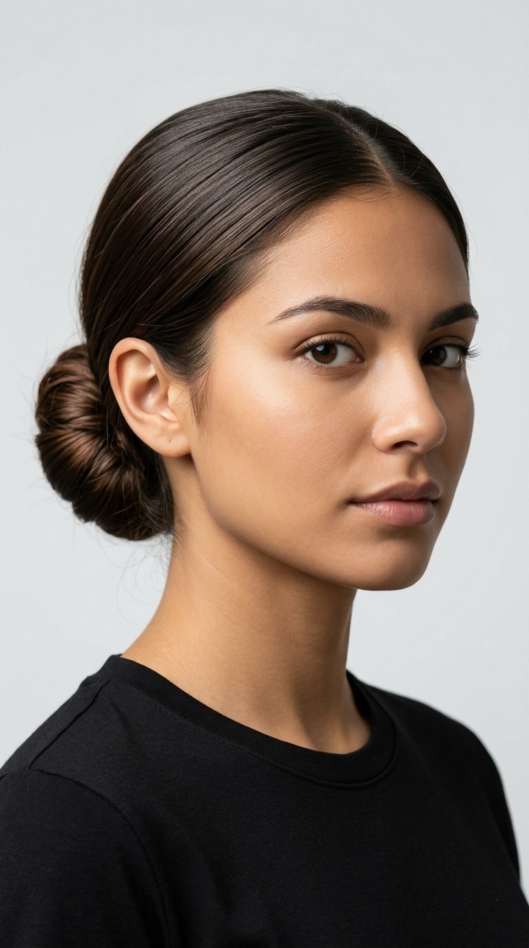 The Sleek Low Bun