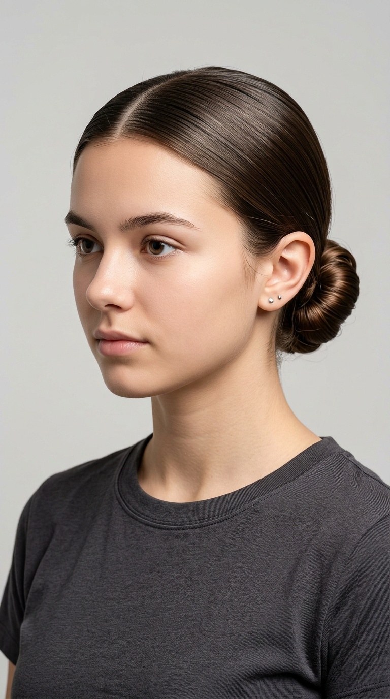 The Sleek Low Bun