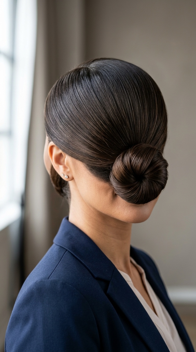 The Sleek Low Bun