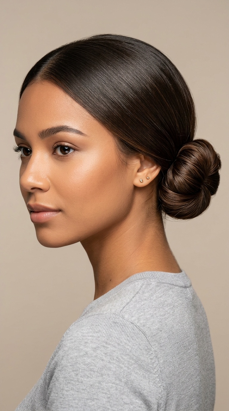 The Sleek Low Bun