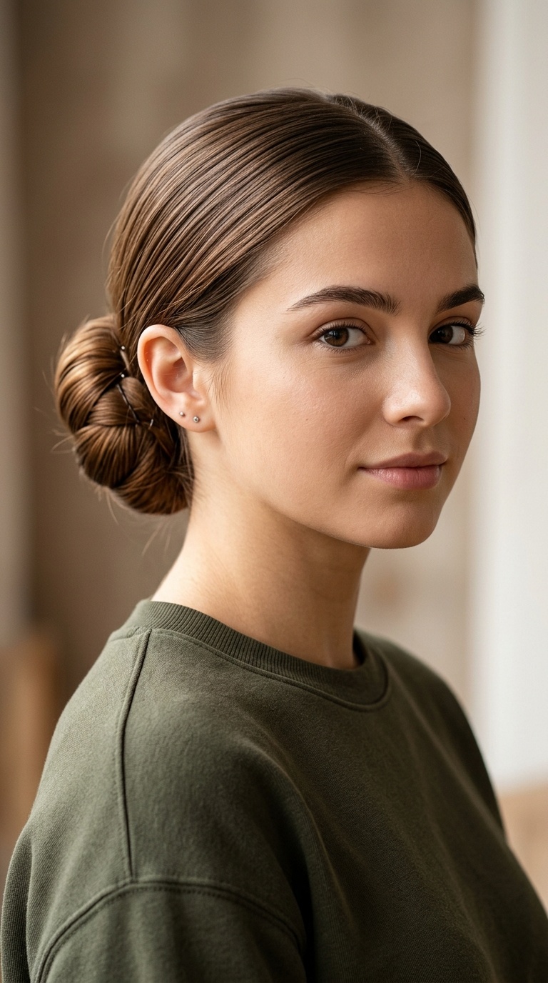 The Sleek Low Bun