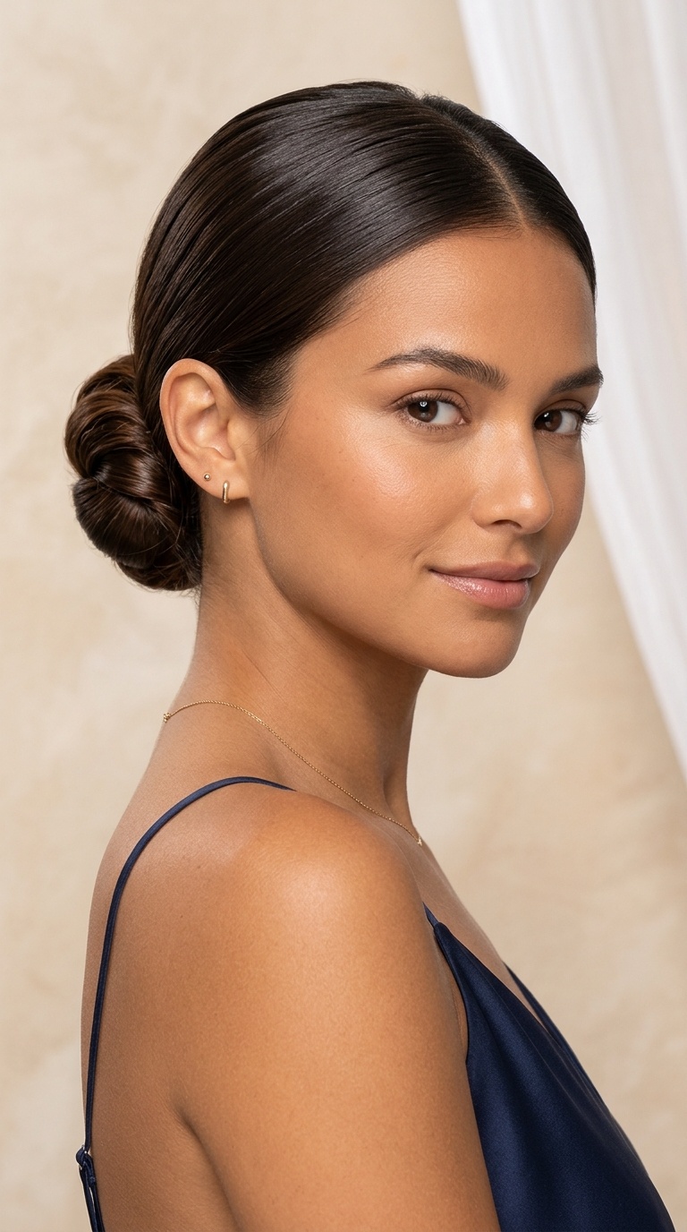 The Sleek Low Bun