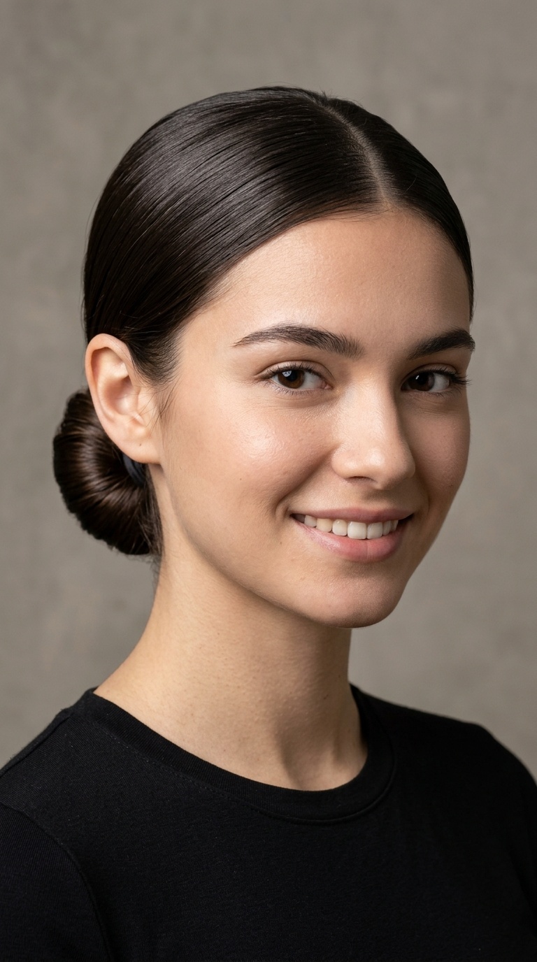 The Sleek Low Bun