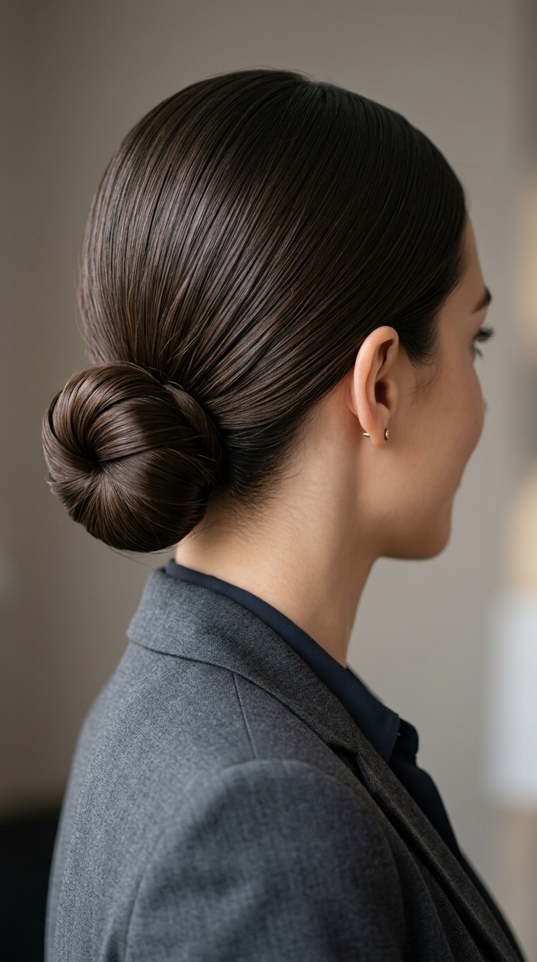 The Sleek Low Bun
