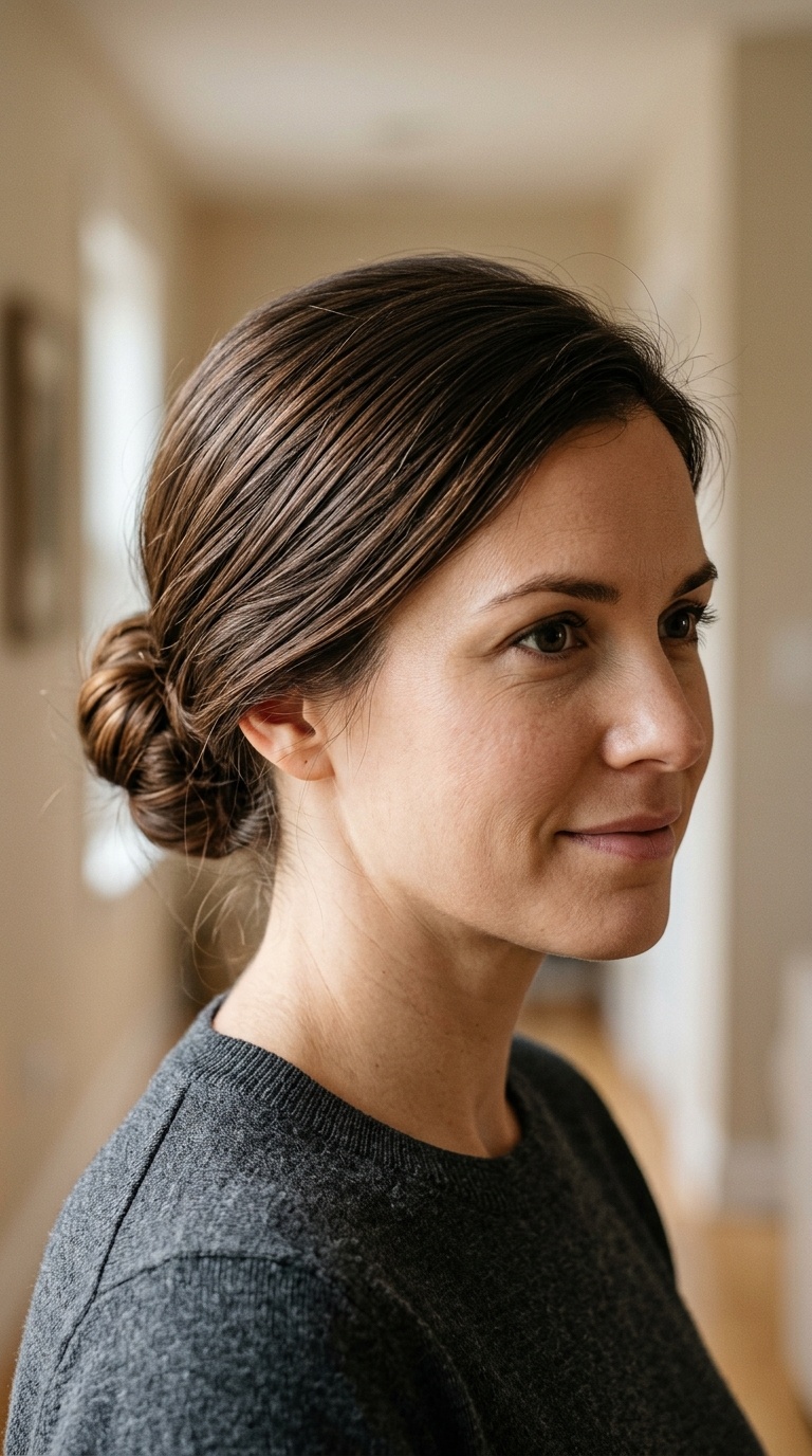 The Sleek Low Bun
