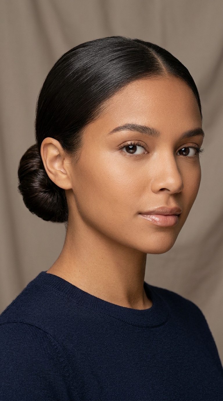 The Sleek Low Bun